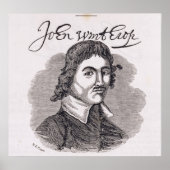Poster Portrait de John Winthrop (Devant)