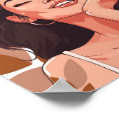 Poster Portrait de Joie Radiante (Coin)
