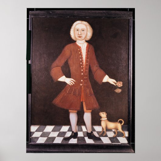 Poster Portrait de Jonathan Bentham, c.1725 (Devant)