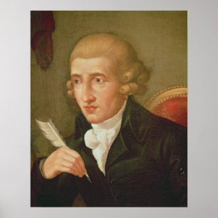 Poster Portrait de Joseph Haydn