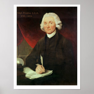 Poster Portrait de Joseph Priestley (1733-1804)
