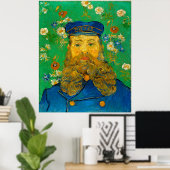 Poster Portrait de Joseph Roulin par Vincent Van Gogh (Bureau à domicile)