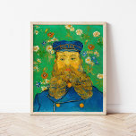 Poster Portrait de Joseph Roulin | Vincent Van Gogh<br><div class="desc">Portrait de Joseph Roulin (1889) de l'artiste post-impressionniste néerlandais Vincent Van Gogh. La peinture originale est une huile sur toile. Le portrait est l'un des nombreux Van Gogh peints de son ami proche, employé de la poste dans la ville d'Arles, dans le sud de la France. Ce gros plan du...</div>