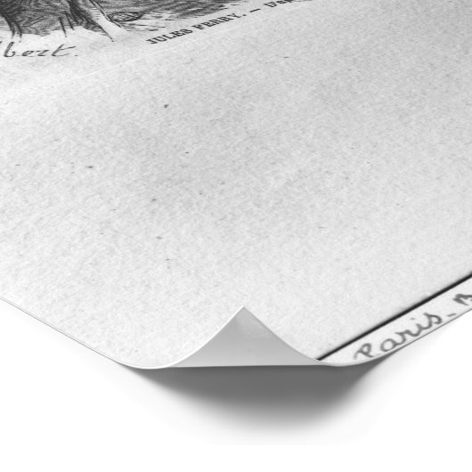 Poster Portrait de Jules Ferry (Coin)