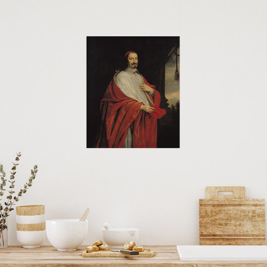 Poster Portrait de Jules Mazarin (Cuisine)