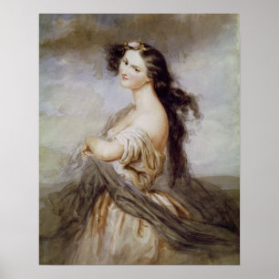 Poster Portrait de Juliette Drouet
