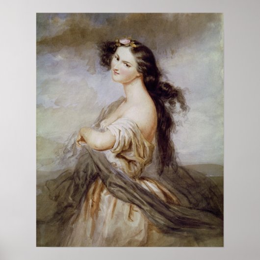 Poster Portrait de Juliette Drouet (Devant)
