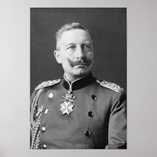 Poster Portrait de Kaiser Wilhelm Ii - 1902