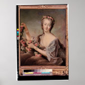 Poster Portrait de la comtesse du Barry en Flora (Devant)