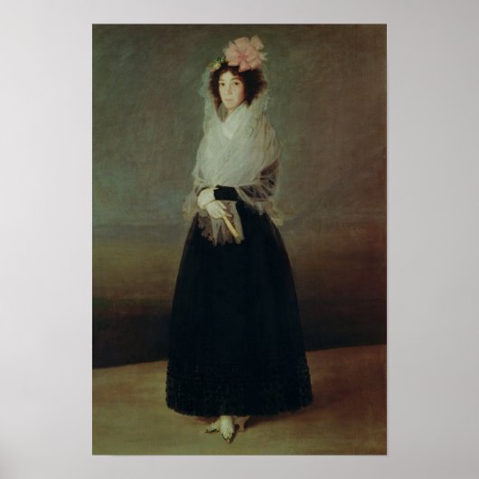 Poster Portrait de la comtesse Marquesa de la Solana (Devant)