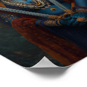 Poster Portrait de la déesse hindou de Kali Peinture Imag (Coin)