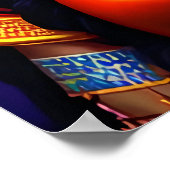 Poster Portrait de la déesse hindoue Mariamman | Art AI (Coin)