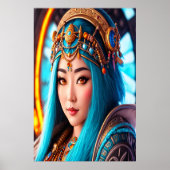 Poster Portrait de la déesse inuit Pinga | Art AI (Devant)