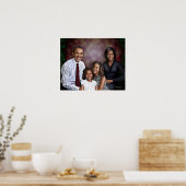 Poster Portrait de la famille Obama (Cuisine)