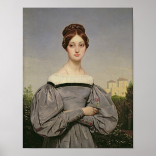 Poster Portrait de la fille de Louise Vernet du