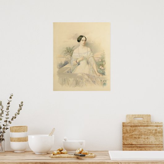 Poster Portrait de la grande duchesse Olga Nikolaevna, 18 (Cuisine)