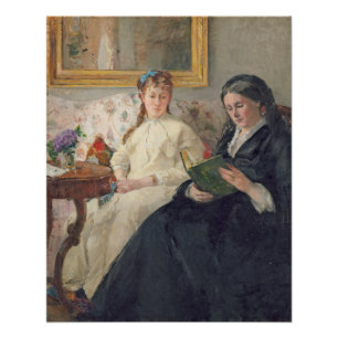 Poster Portrait de la mère et de la soeur de l'artiste