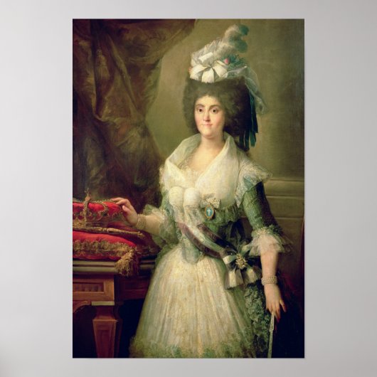 Poster Portrait de la reine Maria Luisa (Devant)