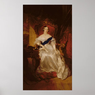 Poster Portrait de la reine Victoria