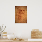 Poster Portrait de la Renaissance par Léonard de Vinci (Cuisine)