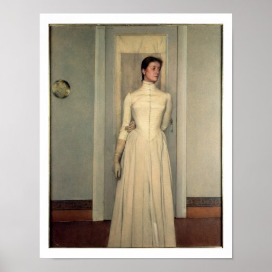 Poster Portrait de la soeur de l'artiste, Marguerite Khno (Devant)