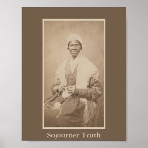 Poster Portrait de la vérité abolitionniste Sojourner