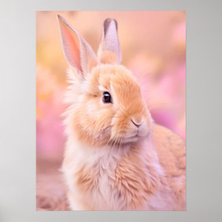Poster Portrait de lapin 091