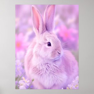 Poster Portrait de lapin 114