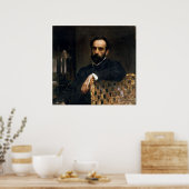 Poster Portrait de l'artiste Isaak Ilyich Levitan (Cuisine)