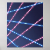 Poster Portrait de l'école à faisceau laser (Devant)