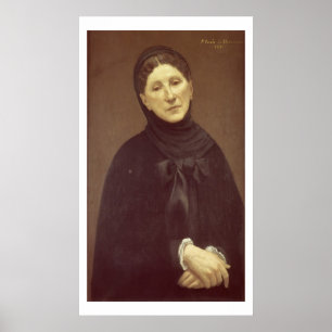 Poster Portrait de l'épouse de l'artiste, Madame de