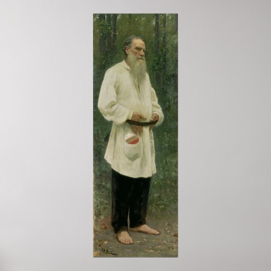 Poster Portrait de Lev Tolstoï 1901 (Devant)