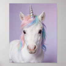 Portrait de licorne arc-en-ciel bébé – Magasin de