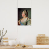 Poster Portrait de l'impératrice Catherine II la Grande (Cuisine)