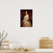 Poster Portrait de l'impératrice Eugénie 1854 (Cuisine)