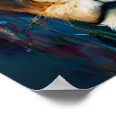 Poster portrait de lion (Coin)