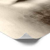 Poster Portrait de lion noir et blanc (Coin)