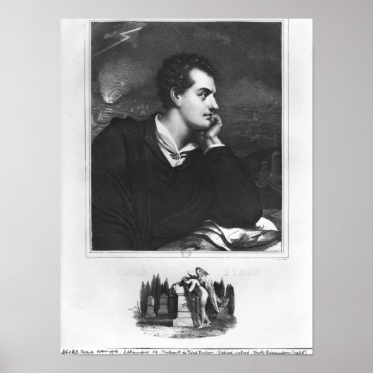Poster Portrait de Lord Byron (Devant)