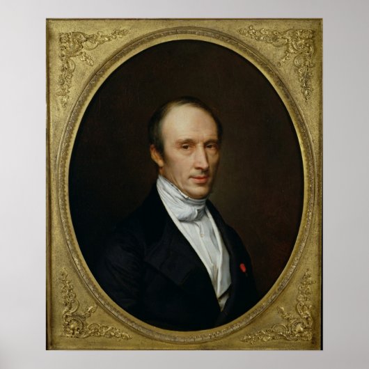Poster Portrait de Louis Cauchy (Devant)
