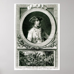 Poster Portrait de Louis, chevalier d'Assas