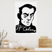 Poster Portrait de Louis-Ferdinand Céline (Cuisine)