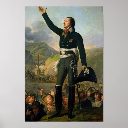 Poster Portrait de Louis-Marie de Salgues Marquis (Devant)