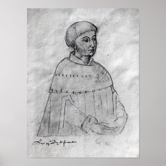 Poster Portrait de Louis XI (Devant)