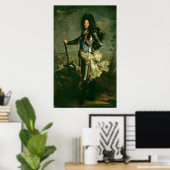Poster Portrait de Louis XIV (Bureau à domicile)