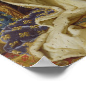 Poster Portrait de Louis XV dans ses Robes de couronnemen (Coin)