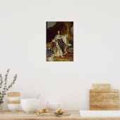 Poster Portrait de Louis XV dans ses Robes de couronnemen (Cuisine)
