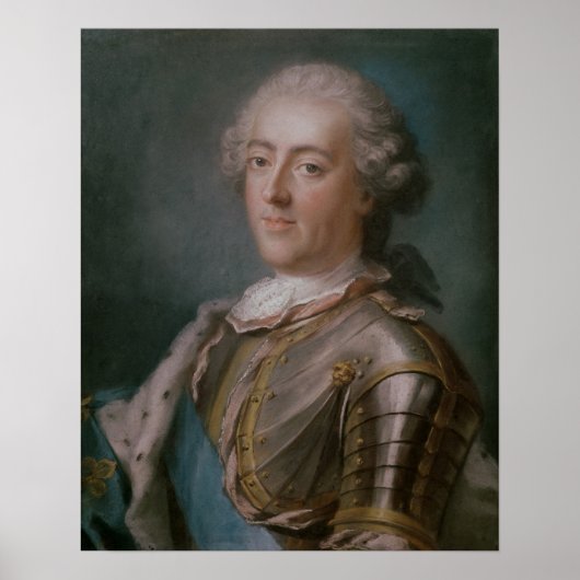Poster Portrait de Louis XV Roi de France (Devant)