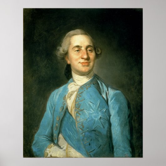 Poster Portrait de Louis XVI 1775 (Devant)