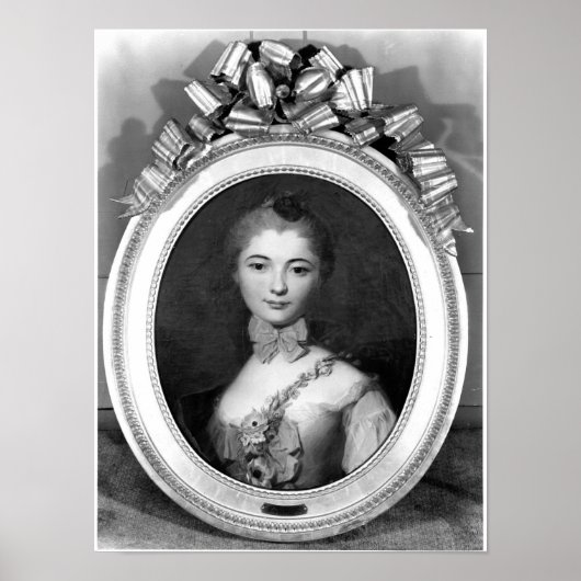 Poster Portrait de Louise Honorine Crozat du Chatel (Devant)