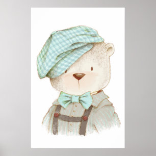 Poster Portrait de l'ours